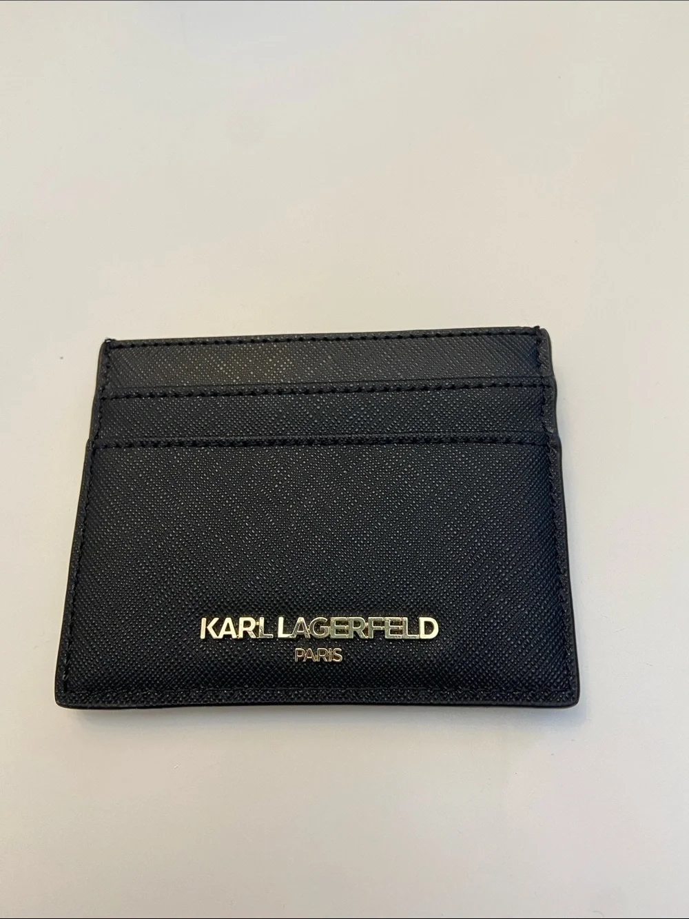 Karl Lagerfeld Black and Cream Novelty Sunglasses Card Holder